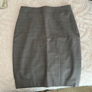 Matching gray pencil skirt